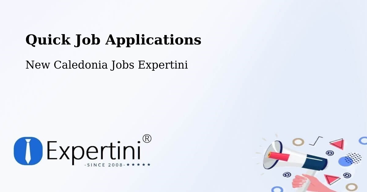 Quick Apply Feature – Grombaou - New Caledonia Jobs Expertini